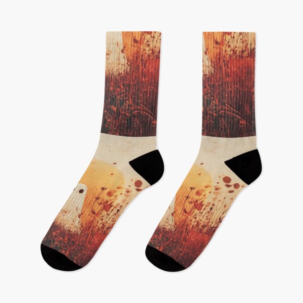 Item preview, Cute Chost Standing in Autumn Meadow  designed and sold by ChuckleSpace.