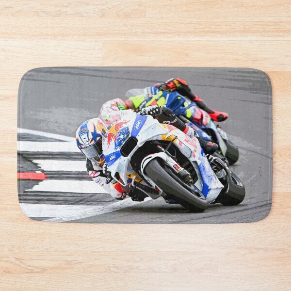 Item preview, Jack Miller fighting in the corners during the 2024 British Grand Prix abstract designed and sold by Rodissimus1984.