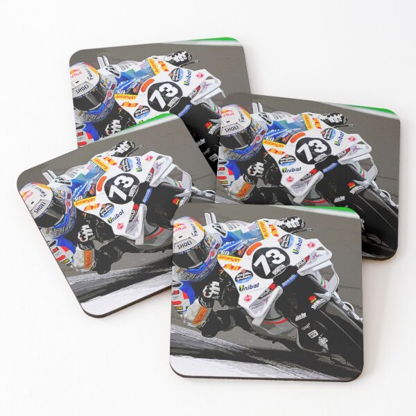 Item preview, Alex Marquez racing in the 2024 British Grand Prix watercolor designed and sold by Rodissimus1984.