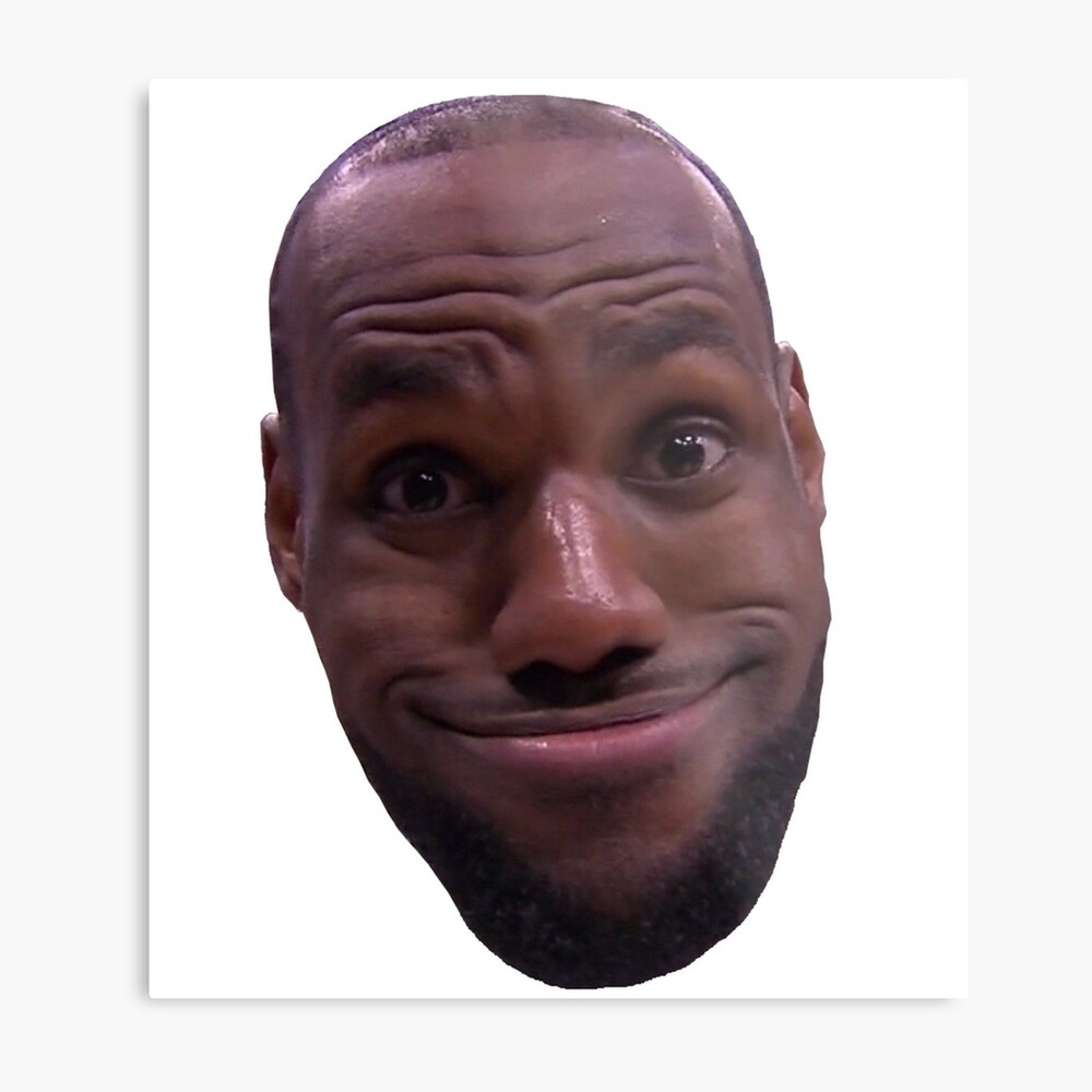 Lebron James Goofy Face Metal Print By Nickcosky Redbubble Lebron James Goofy Face Metal Print By Nickcosky Redbubble