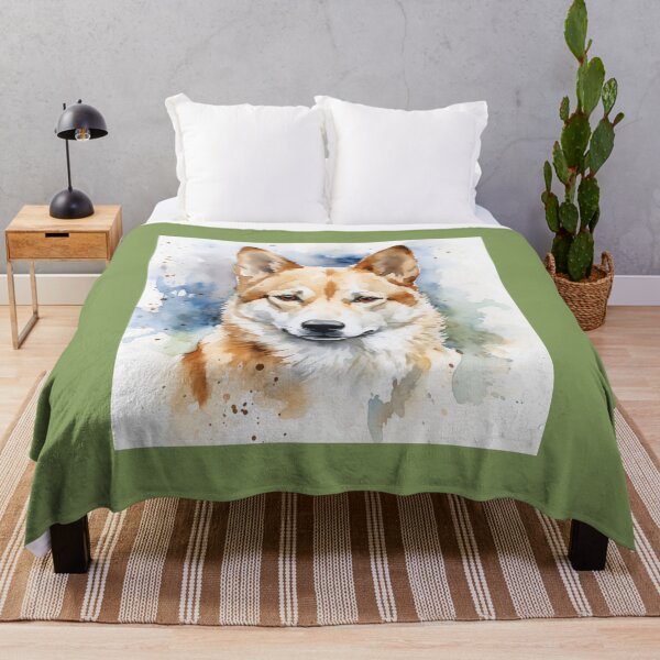 Item preview, Watercolor Canaan Dog Portrait designed and sold by Samuelsboro.