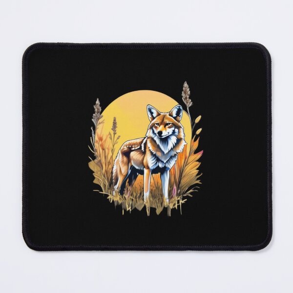 Item preview, watercolor prairie coyote designed and sold by EuropeanPrints.
