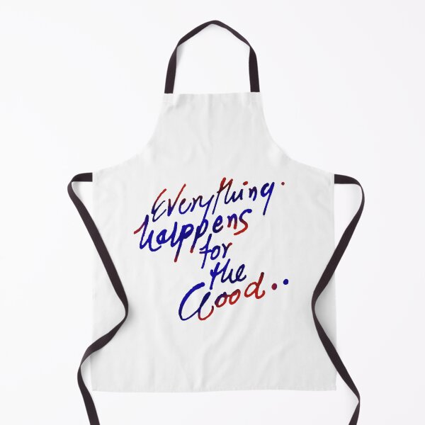 Item preview, Every Thing Happens For The Good Red and Blue Ink color Hand Writing Positive Thought designed and sold by Wiggly Lines.