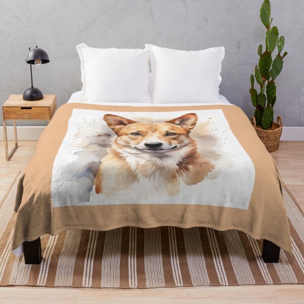 Item preview, Watercolor Canaan Dog Portrait (Design 2) designed and sold by Samuelsboro.