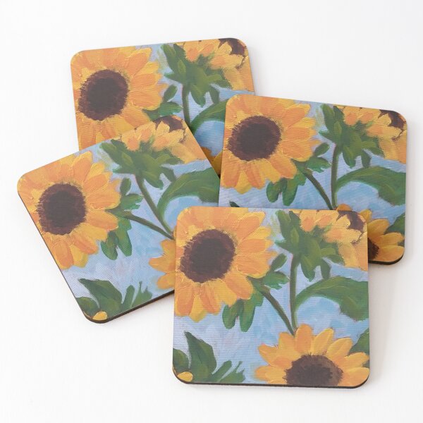 Item preview, Happy sunflowers designed and sold by SusanHornerArt.