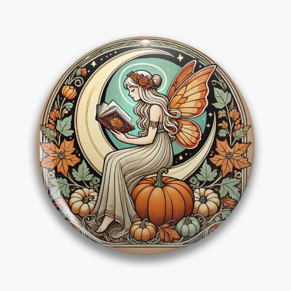 Item preview, Autumn Reading Fairy  designed and sold by FrictionMaxxing.