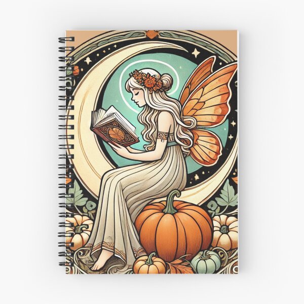Item preview, Autumn Reading Fairy  designed and sold by FrictionMaxxing.