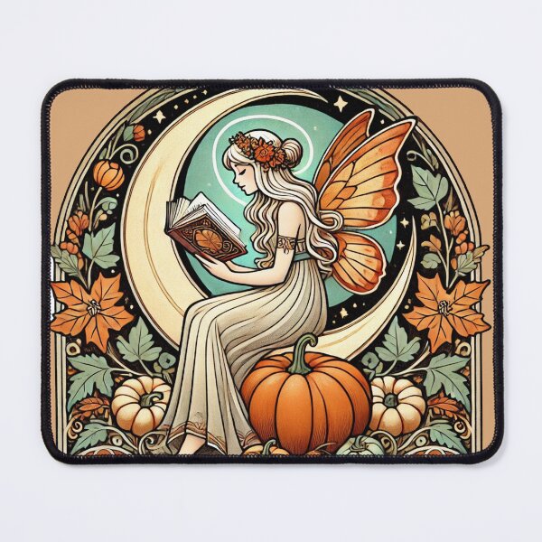Item preview, Autumn Reading Fairy designed and sold by FrictionMaxxing.