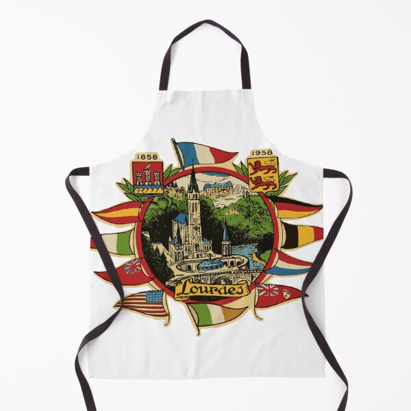 Item preview, Lourdes France Vintage Style Decal designed and sold by Decal Mania.