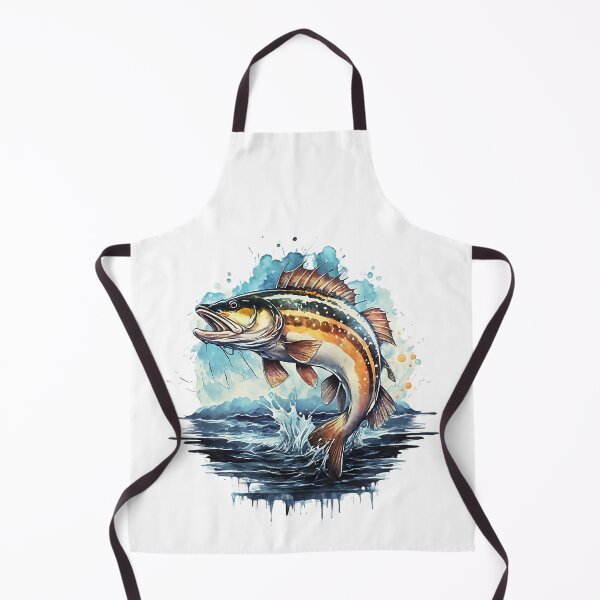 Item preview, Walleye leaping over the waves designed and sold by Ann Miu Deluxe.