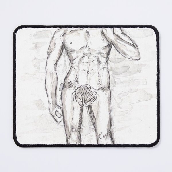 Item preview, Statue of David Watercolor Illustration designed and sold by kriti130.