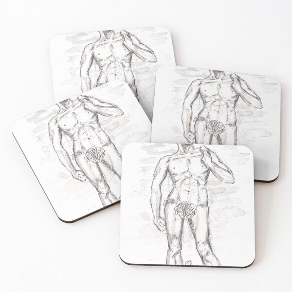 Item preview, Statue of David Watercolor Illustration  designed and sold by kriti130.