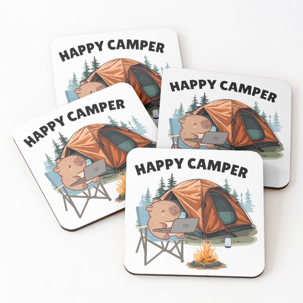 Item preview, Happy Camper Capybara Lover Camp Lover designed and sold by CCKimShop.