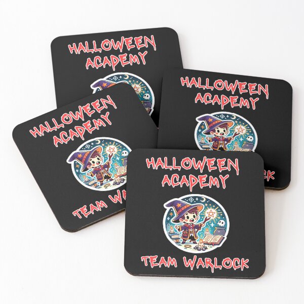 Item preview, Halloween Academy Team Warlock T-Shirt designed and sold by Manic Merch Designs.