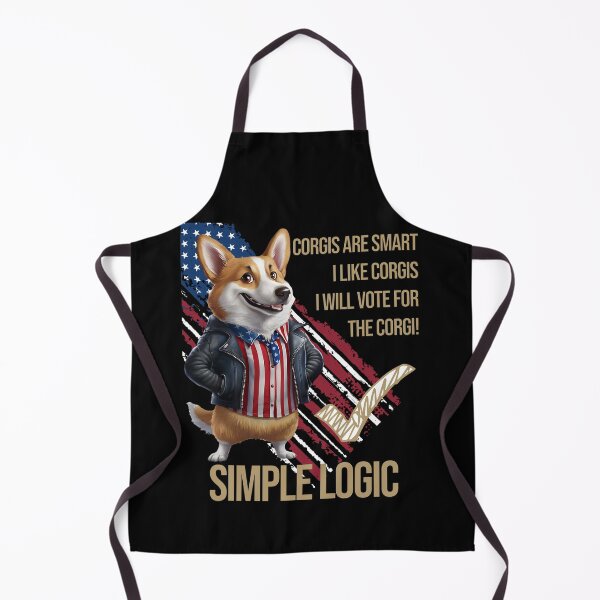 Item preview,  I VOTE FOR CORGI SIMPLE LOGIC  - FUNNY ELECTIONS designed and sold by justyna-s28.