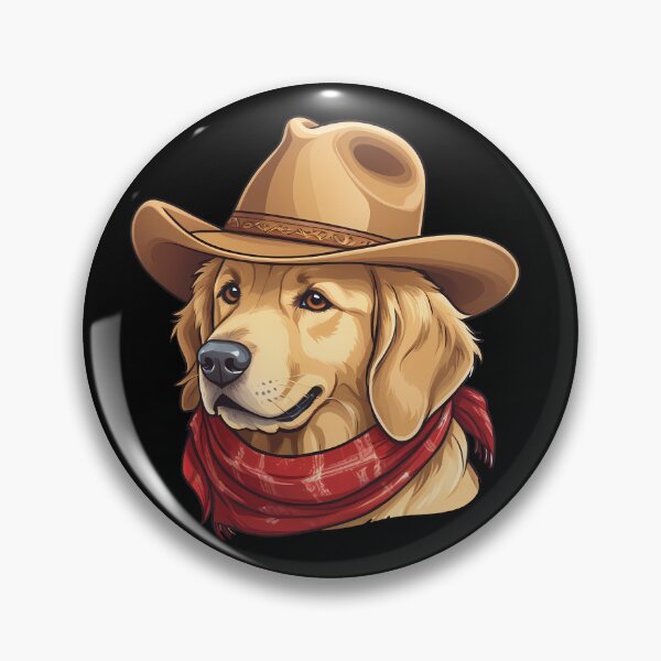 Item preview, Golden Retriever Cowboy - Western Dog Adventure Design designed and sold by andasanc14.