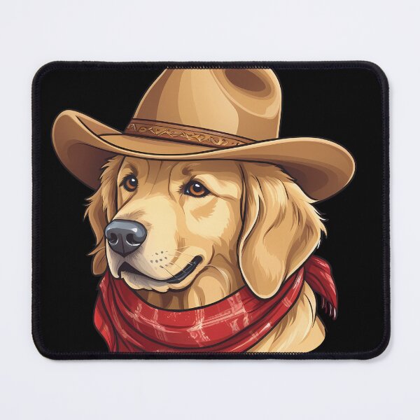 Item preview, Golden Retriever Cowboy - Western Dog Adventure Design designed and sold by andasanc14.