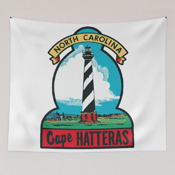 Item preview, Cape Hatteras Vintage Style Decal designed and sold by Decal Mania.