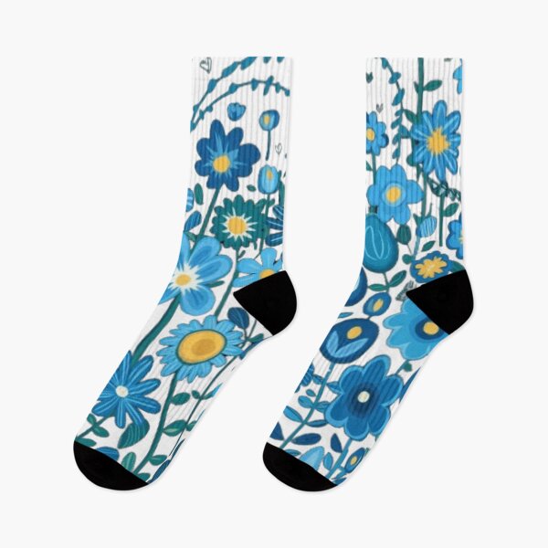 Item preview, Tranquil Blue Blooms designed and sold by XquisiteFashion.