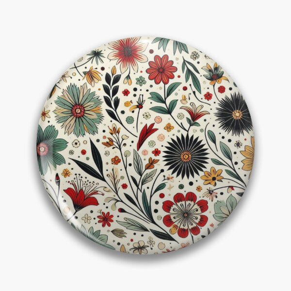 Artikelvorschau, Blumenmuster ecru entworfen und verkauft von flisq.