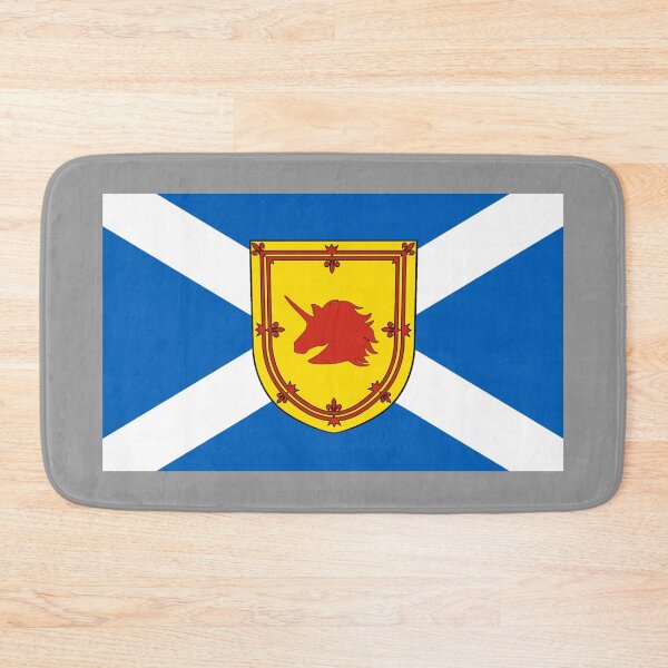 Item preview, Scottish Saltire Flag with Unicorn Head Shield (bratach shalainn na h-Alba le sgiath cheann aon-adharcach) designed and sold by JonathanR1994.
