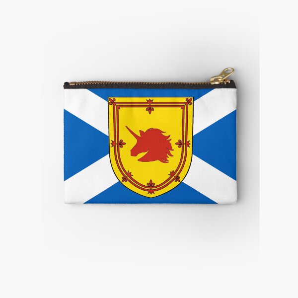 Item preview, Bandera escocesa de Saltire con escudo de cabeza de unicornio (bratach shalainn na h-Alba le sgiath cheann aon-adharcach) designed and sold by JonathanR1994.