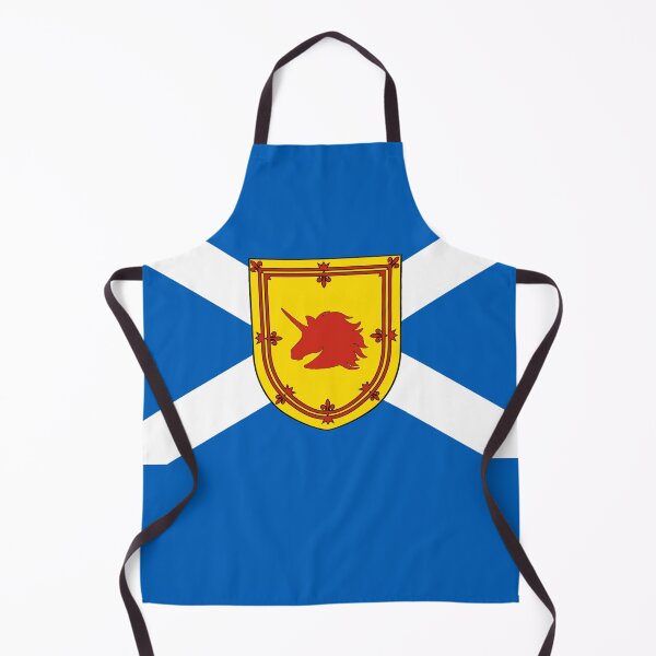 Item preview, Scottish Saltire Flag with Unicorn Head Shield (bratach shalainn na h-Alba le sgiath cheann aon-adharcach) designed and sold by JonathanR1994.