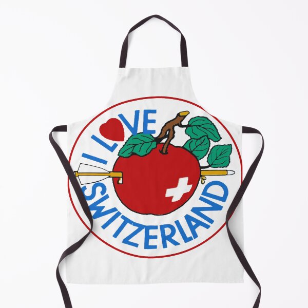 Artikelvorschau, Aufkleber „Ich liebe die Schweiz“ entworfen und verkauft von Decal Mania.