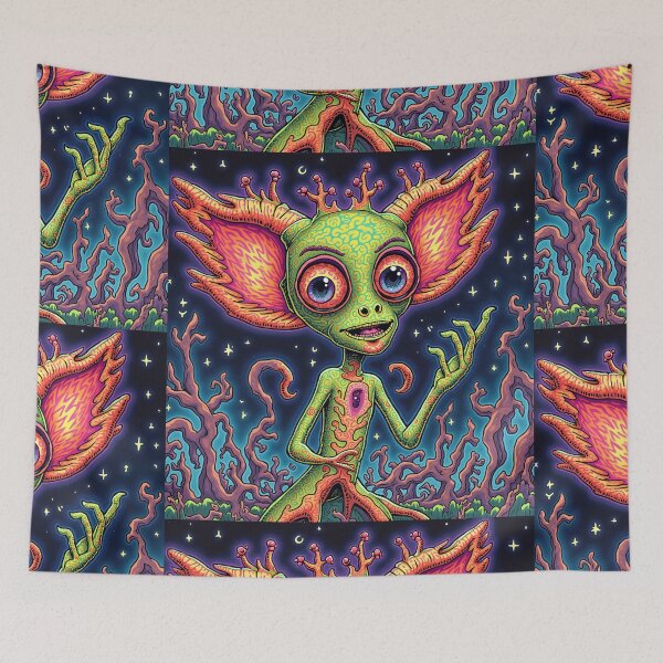Item preview, Pop Art T-shirt , Pop Art poster , Galactic Greeter 2 designed and sold by ramboe.