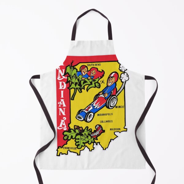 Item preview, State of Indiana Vintage Style Decal designed and sold by Decal Mania.