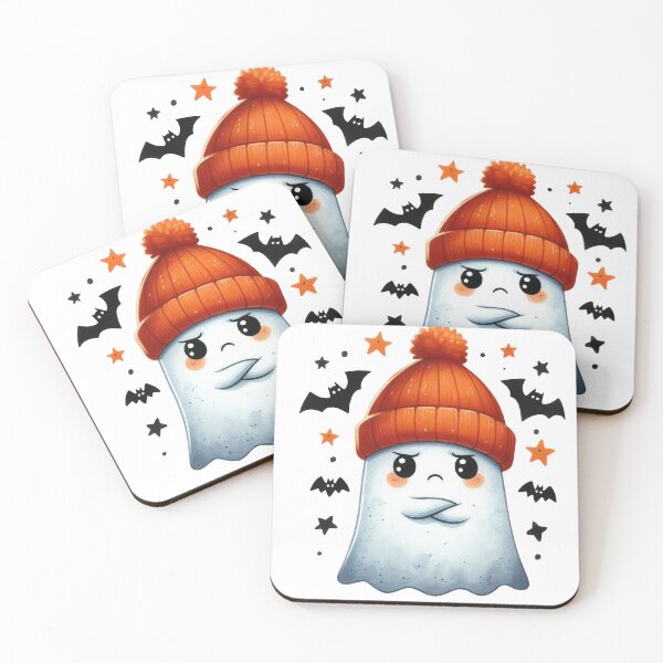 Item preview, Spooky Cute Ghost in a Beanie designed and sold by simonbluevski.