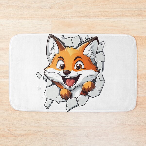 Item preview, Happy Fox Wall Breaker designed and sold by NicolasGlowArt.