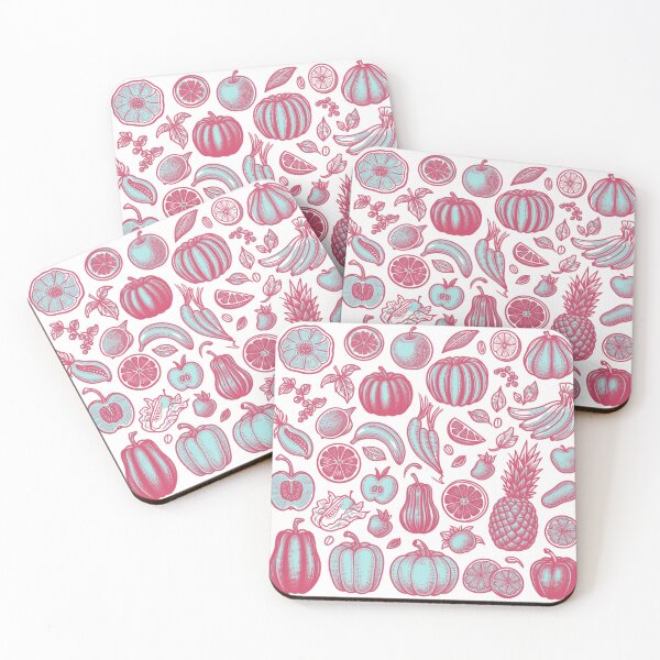 Item preview, Fruits and Vegetables from the Blue-Pink Garden designed and sold by DotLineColor.