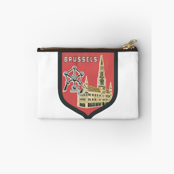 Item preview, Brussels Belgium Vintage Style Decal designed and sold by Decal Mania.