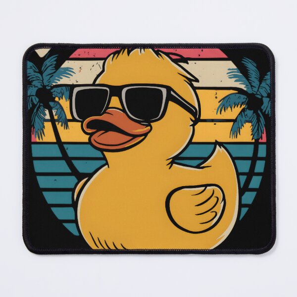 Item preview, Rubber Duck Duckin Awesome Duck Wearing Sunglasses designed and sold by KitonicTees.