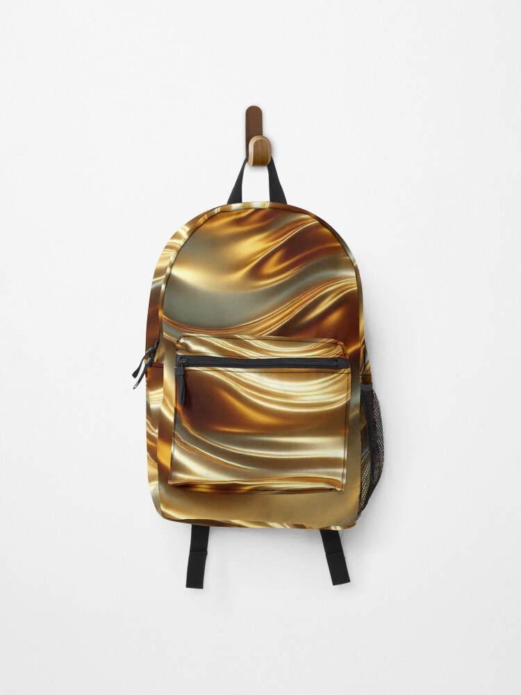 Thumbnail 1 of 3, Backpack, Living Gold Texture designed and sold by RuiFernandes.