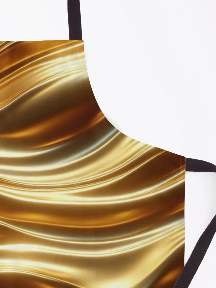 Thumbnail 3 of 6, Apron, Living Gold Texture designed and sold by Rui Fernandes.