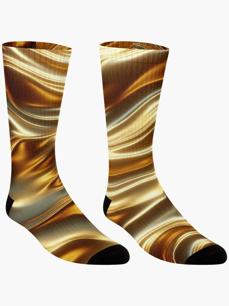 Thumbnail 3 of 5, Socks, Living Gold Texture designed and sold by Rui Fernandes.