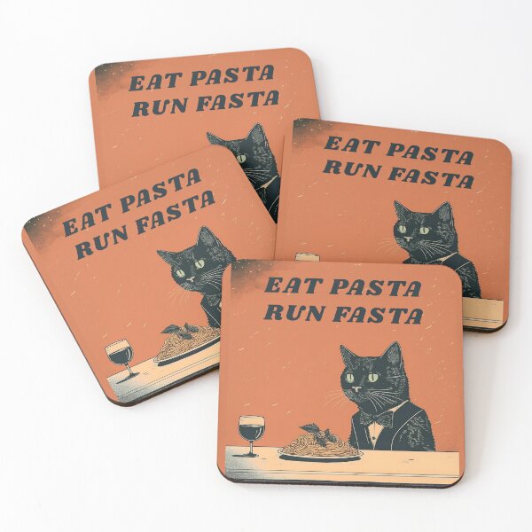 Item preview, eat pasta run fast designed and sold by La Loca.