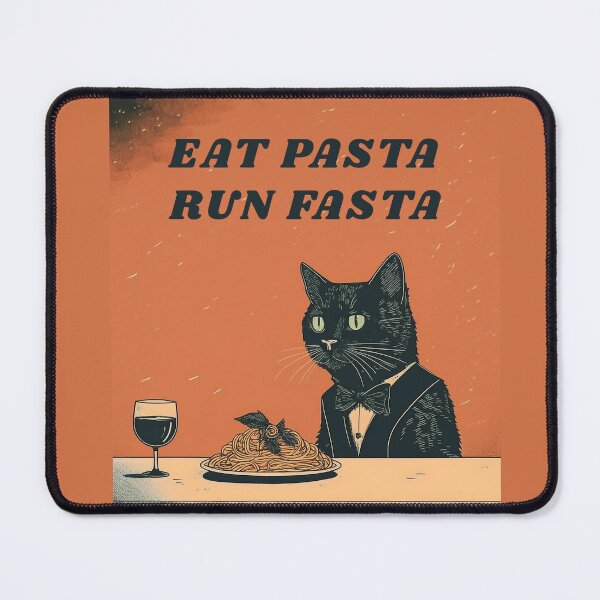 Item preview, eat pasta run fast designed and sold by La Loca.