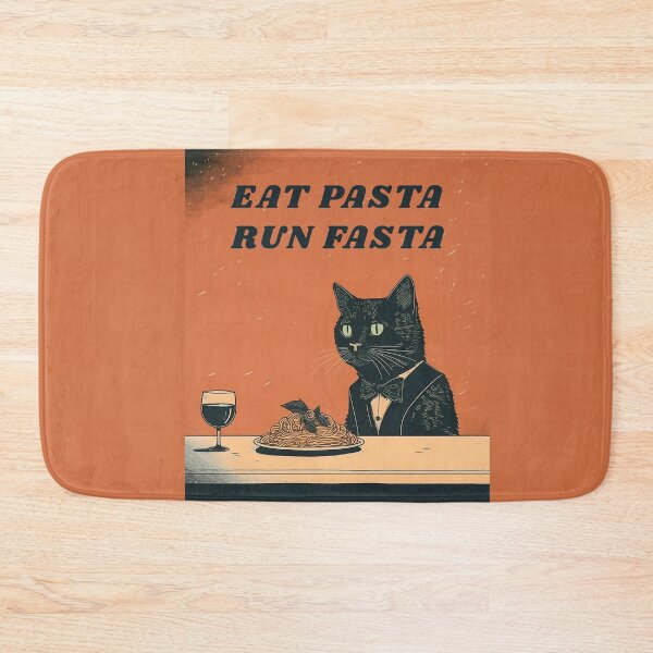 Item preview, eat pasta run fast designed and sold by La Loca.