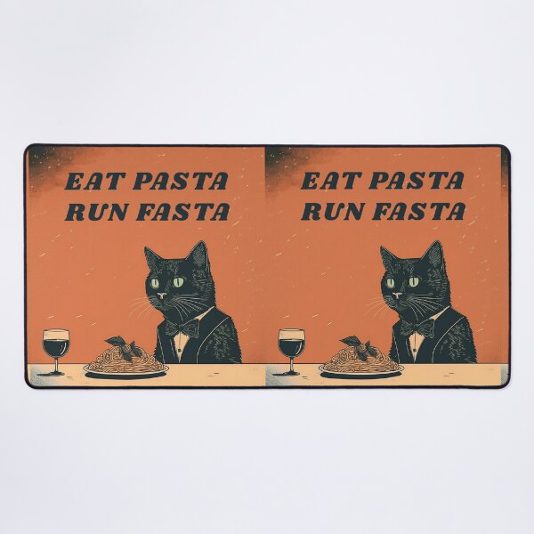 Item preview, eat pasta run fast designed and sold by La Loca.