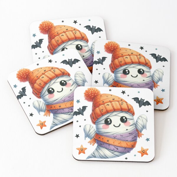 Item preview, Spooky Cute Mummy in a Beanie designed and sold by simonbluevski.