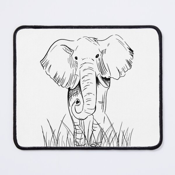 Item preview, Elephant sketch designed and sold by craftifizebylo.