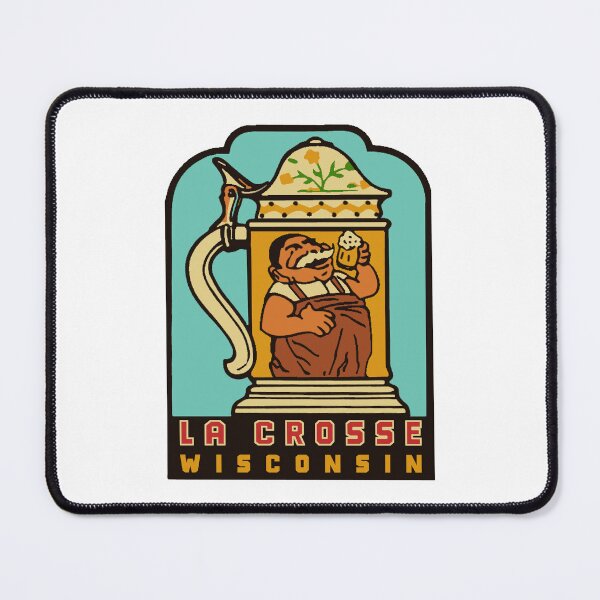 Item preview, La Crosse Wisconsin Vintage Style Decal designed and sold by Decal Mania.