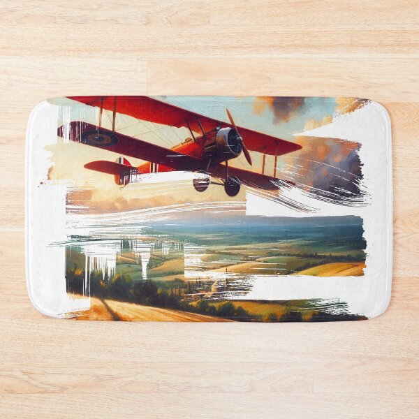 Item preview, old red plane designed and sold by BLUEiceberg.