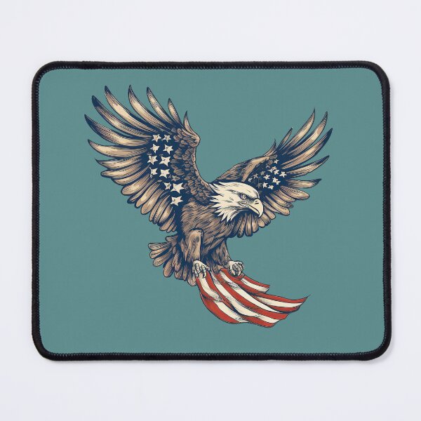 Item preview, Patriotic American Bald Eagle - Vintage designed and sold by CoputerEasel.