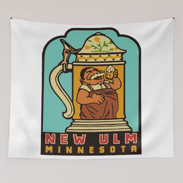 Item preview, New Ulm Minnesota Vintage Style Decal designed and sold by Decal Mania.
