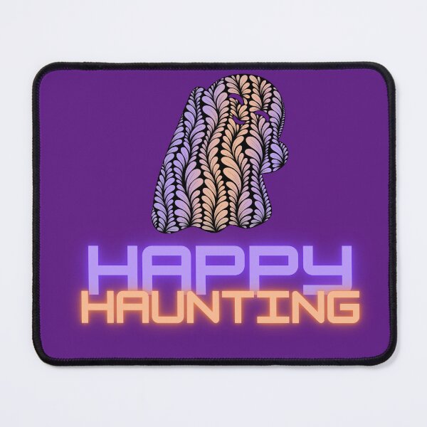 Item preview, Zen Petal Art - Cute Orange & Purple Halloween Ghost designed and sold by SpeakBoldly.
