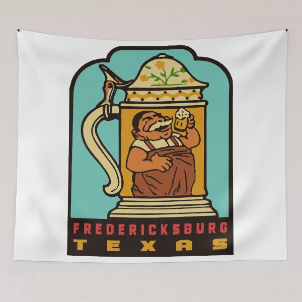 Item preview, Fredericksburg Texas Vintage Style Decal designed and sold by Decal Mania.
